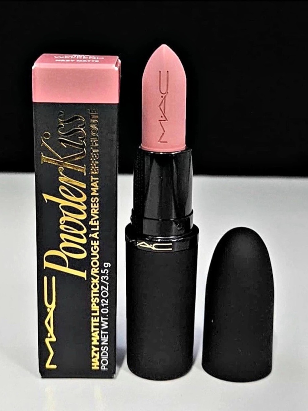 *REASONABLE OFFERS* MAC Powder Kiss Hazy Matte Lipstick 907 Girls Weekend Pink…👄